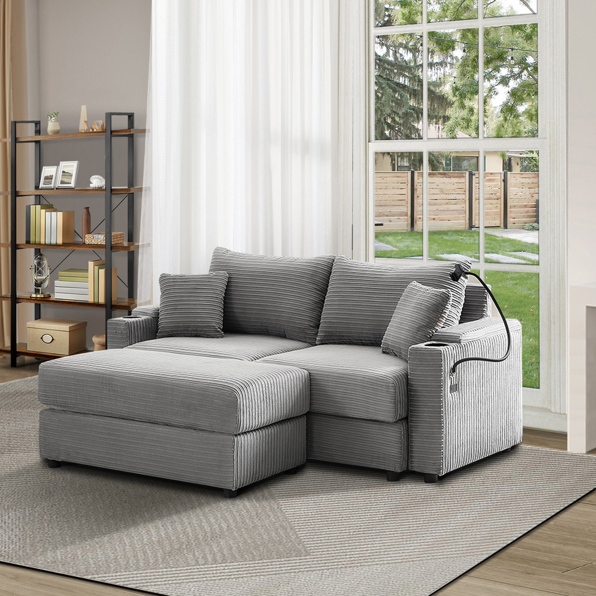 Loveseat sectional discount